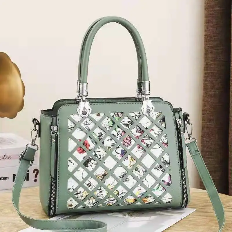 

Hand Bags Women 2021 Fashionable Hollow Flower Bucket Bags New Popular Crossbody Bag Ladies Purses Bolsas Femeninas De Couro Gg