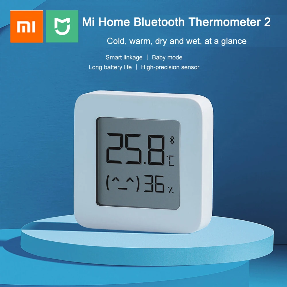 Обновленная версия XIAOMI Mijia Bluetooth термометр 2 беспроводной умный электрический