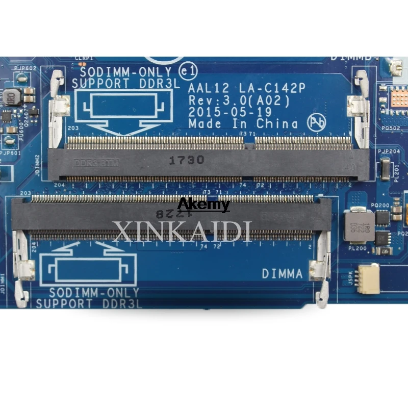 Для DELL Inspiron 5555 5755 Материнская плата ноутбука A6-7310 Процессор CN-0THKRW 0THKRW AAL12 LA-C142P основная плата