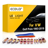 led interior light for vw golf 4 5 6 7 3 mk4 mk5 mk6 mk7 gti gt r polo 6r 6c 9n 6n map dome roof boot trunk canbus led bulb kit