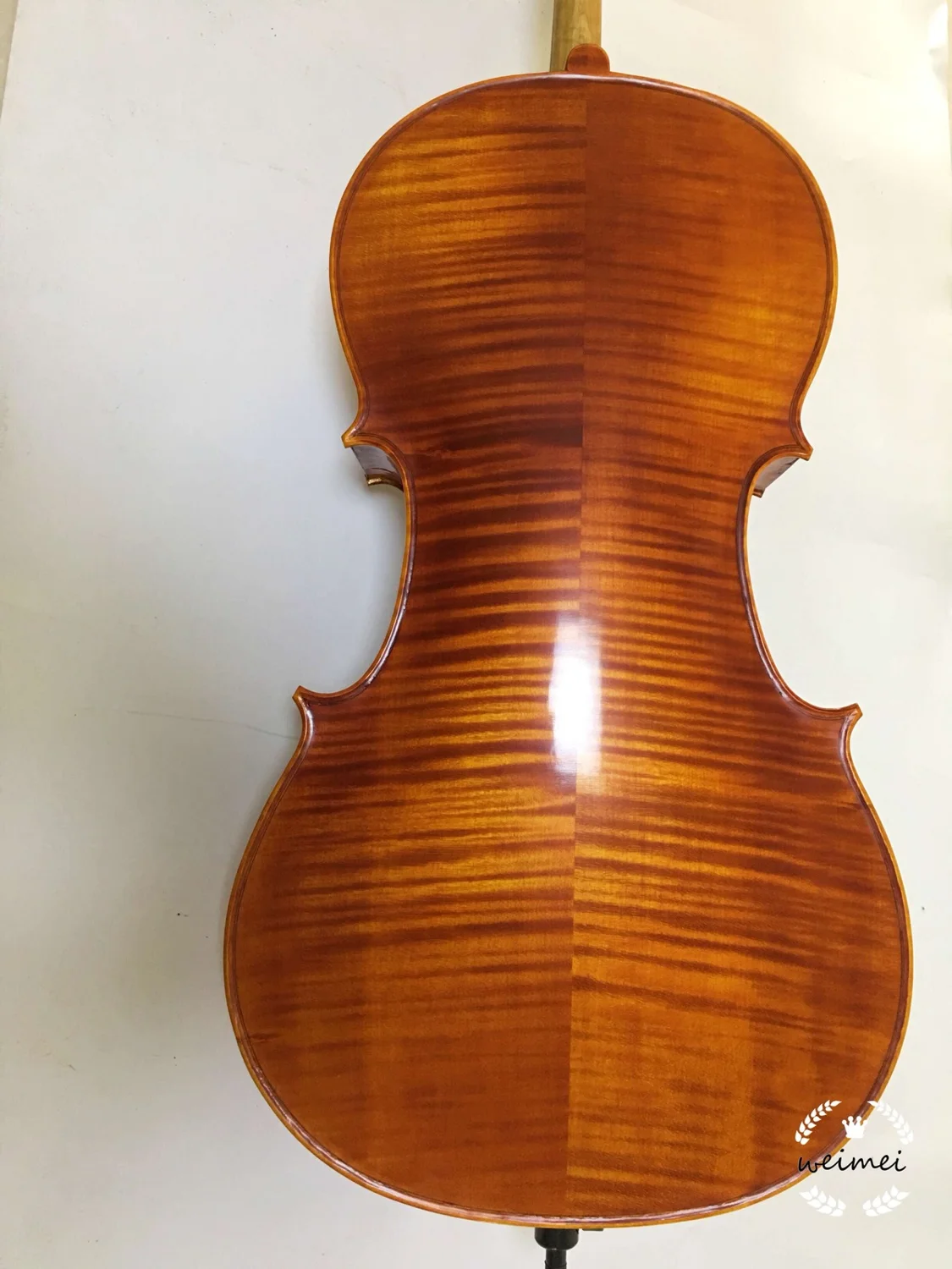 

Handmade cello maple 4/4 3/4 solid wood natural grain red light cello stringed instrument portable professional violoncello