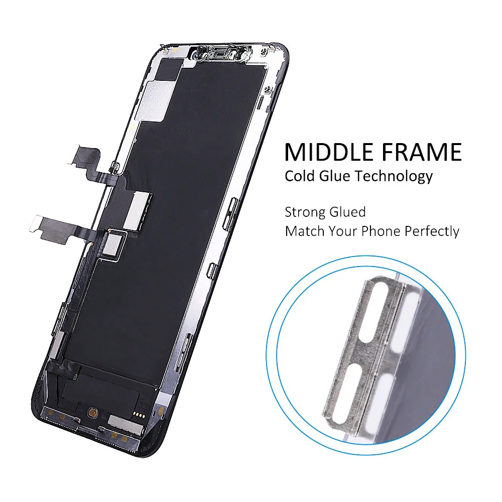 100% тест для Iphone X OLED ЖК-дисплей сенсорный экран iPhone XS LCD дигитайзер сборка Замена с