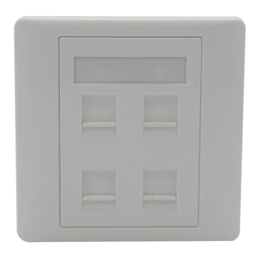Сетевая пластина RJ45 1 Gang EU 86 Style 2 3 4 5 6 портов | Электроника