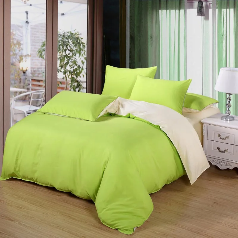 style6 Классические просторные постельное белье, набор 7 размеров, серое, синее, розовое, однотонное постельное белье, 4 шт./компл., набор пододеяльников, простыня, Ab, домашний текстиль - Цвет: style6