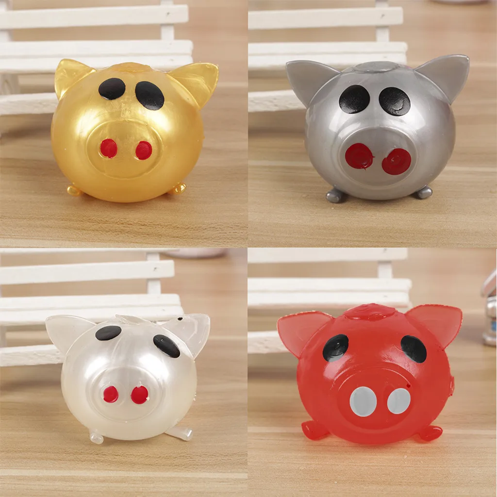 Детские игрушки 1 шт. Jello Pig милый антистресс Splat водный мяч свинка вентиляционная