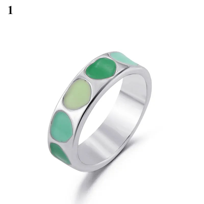 

Heart Gal Ring Alien Flower Queen Rings Namel Thick Ring Size Luxury Spring Fine Lucky Jewelry Star Clouds Rings for Women Gift