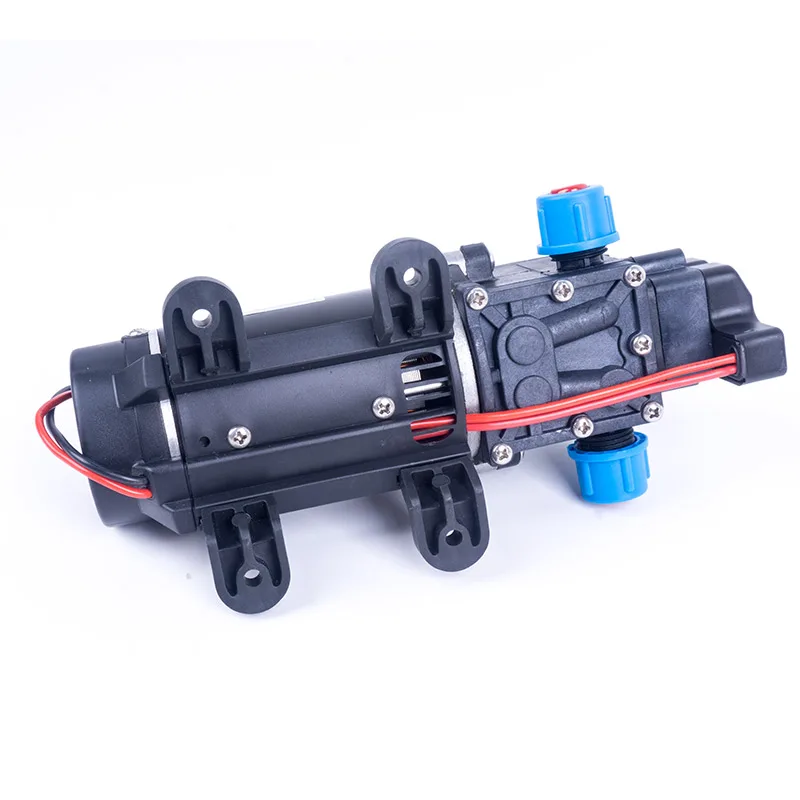 12V 100W 1.1Mpa 130PSI 8.3A 8L/мин сельскохозяйственный Электрический микро водяной насос водяная пленка высокого Давление самовсасывающий насос