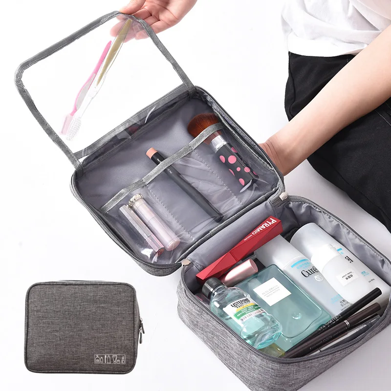 

Makeup Storage Bags Waterproof Fabric Cosmetics Bag Multifunction Travel Sundries Storage Pouch Portable Makeup Organizador Bag