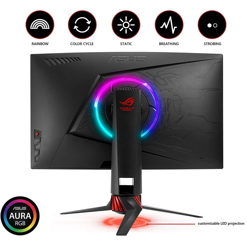 Monitor Asus 27 &quotxg27vq VA 1920x1080 144Hz FreeSync 300CD/M2 16:9 | LCD Monitors
