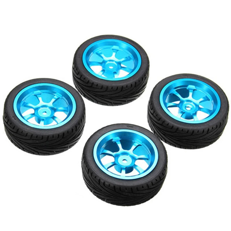 4 шт. литые диски и шины Rc обода сплавочных колес для 1/18 Wl игрушки A949 A959 A969 A979 K929 A959-B