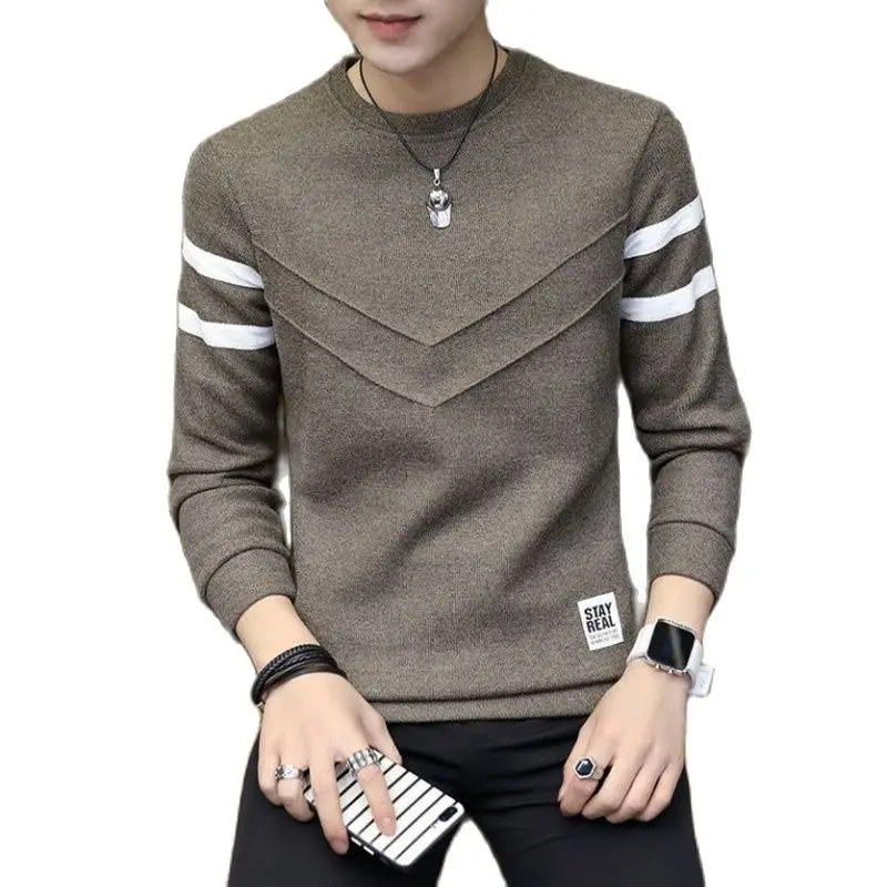 

Sweater Men Casual Knitwear Pullover Men Fashion Casual O-Neck Pull Clothing Tops M-3XL