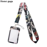 db322 homegaga doctors lanyard credit card id holder bag student women travel card cover badge car keychain gifts accessories