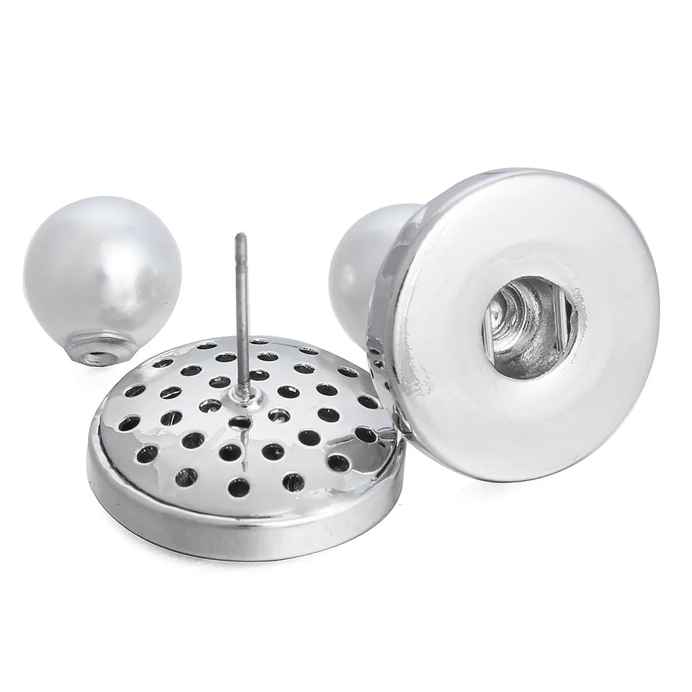 Новые модные ювелирные изделия со сменными кнопками серьги 18 мм гвоздики с