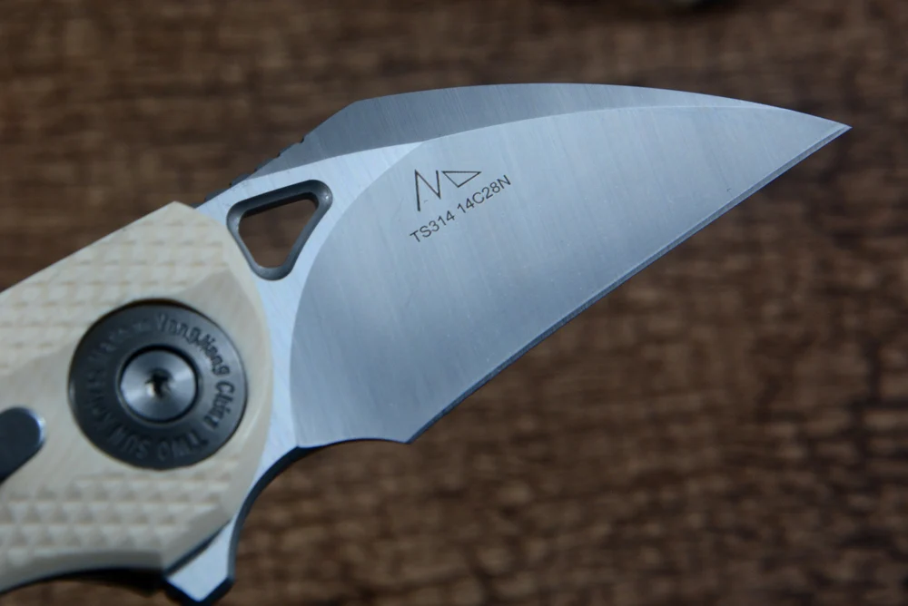 Карманный нож TWOSUN для повседневного использования складной 14C28N с атласным