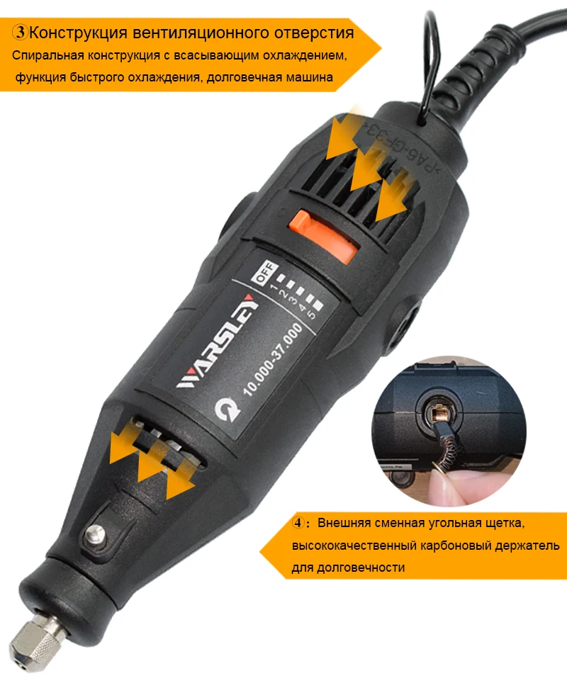 Dremel мини электродрель роторный инструмент для полировки машины 180W Мощность инструмент переменной Скорость гравировальная ручка с dremel аксессуары