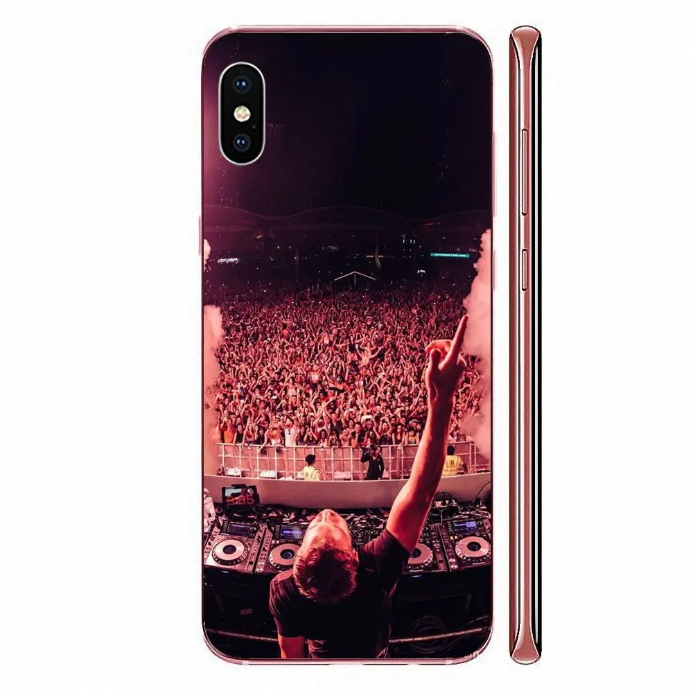 Для Apple iPhone 11 Pro X XS Max XR 4 4S 5 5C 5S SE SE2 6 6S 7 8 Plus Мягкий Сотовый телефон Armin Van Buuren Dj |