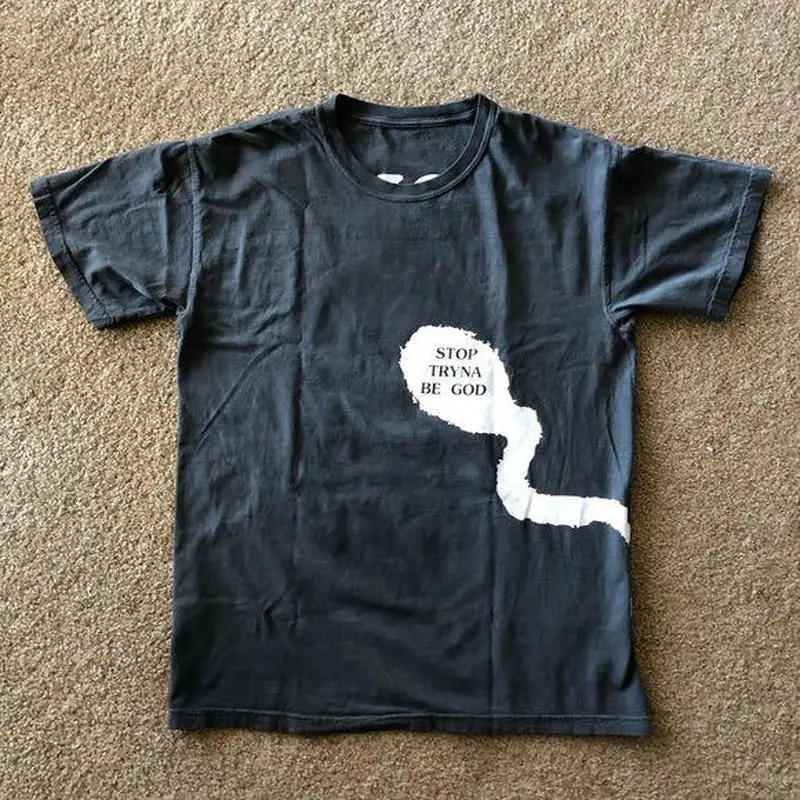 Футболка 19SS ASTROWORLD RAVIS со Скоттом стоп Трина быть богом Двусторонняя одежда Astroworld