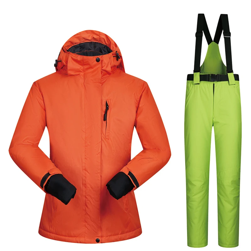 

New Thick Warm Ski Suit Women's Outdoor Ski Clothing Windproof Waterproof Snowboard Suit Snow Sports Winter Female Jacket