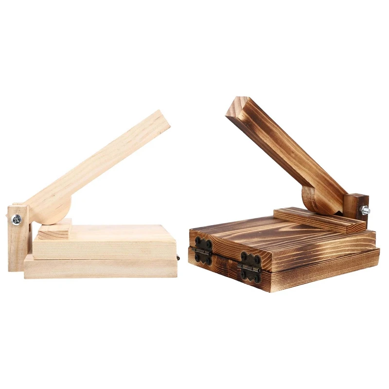 

Wood Tortilla Press Wooden Tortilla Presser Dumpling Pizza Dough Pastry Press Dumpling Pressing Tool For Kitchen