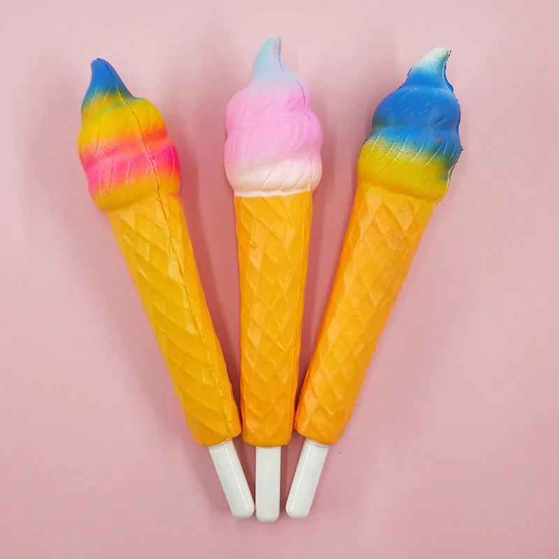 Новинка мягкая ручка единорог кот мороженое панда булочка колпачок канцелярский