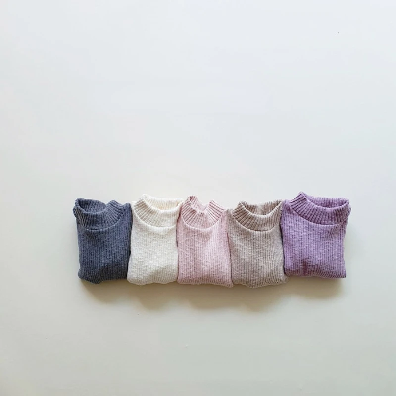 

Вязаная одежда для новорожденных, Хлопковый пуловер с длинным рукавом, топы, осенняя одежда для маленьких мальчиков и девочек, Детский свит...