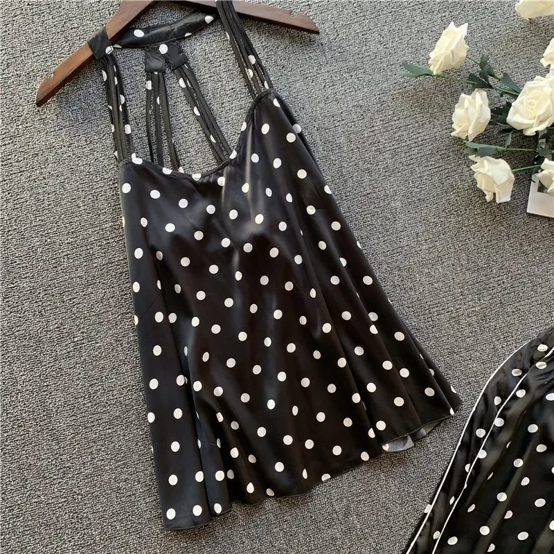 Женский шелковистый костюм Pajams новый женский пижамный комплект из 2 предметов