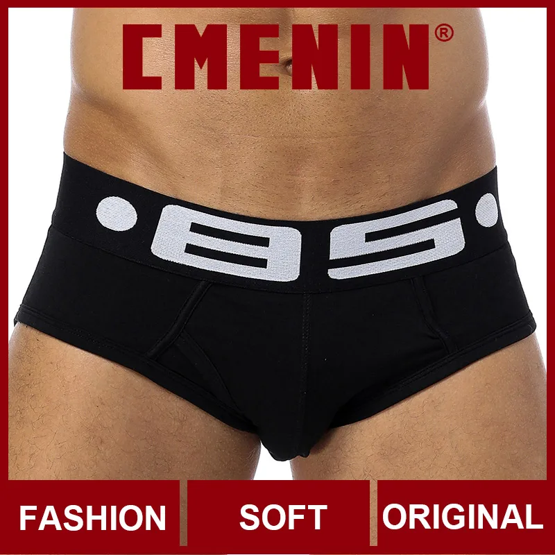 Высокое качество сексуальное нижнее белье мужские трусы с бантиком молочное