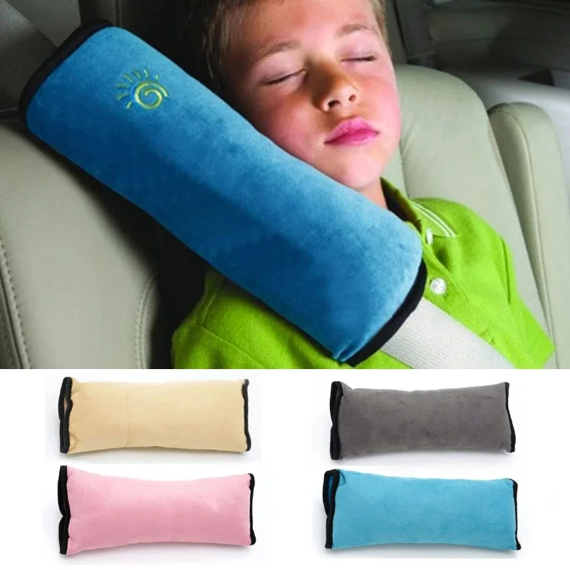 

2021 Baby Pillow Kid Car Pillows Auto Safety Seat Belt Shoulder Cushion Pad Harness Children Protection Support Pillow