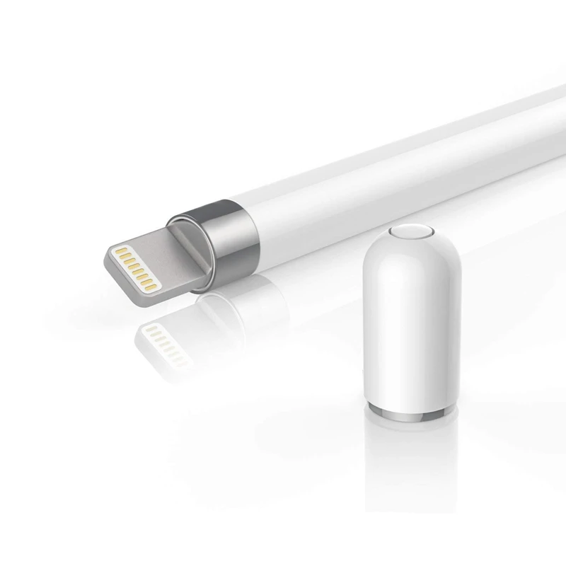 Магнитная Крышка для Apple Pencil магнитная сменная Защитная крышка iPad Pro белая 1