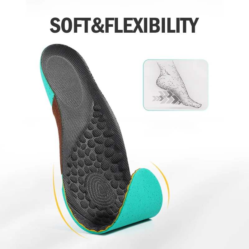 FootMaster Comfort Insoles Women Men Arch Support Heel Protector Insole For Marathon Sports Insoles Heel Protectors