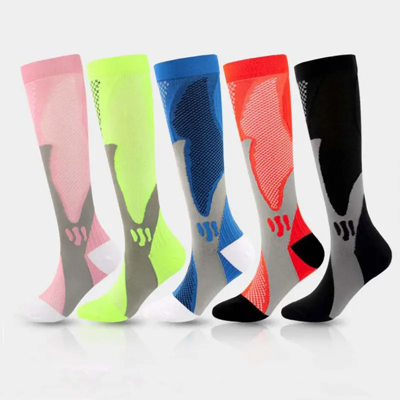 

Anti Slip Cycling Socks Men Women Running Soccer Socks Elastic Football Sports Compression Socks Hiking Sweat Absorption Male