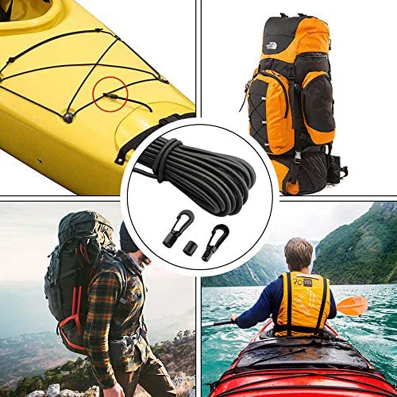 20 шт. открытые концевой шнур крючки застежка Лодка Байдарка мотоцикл веревка