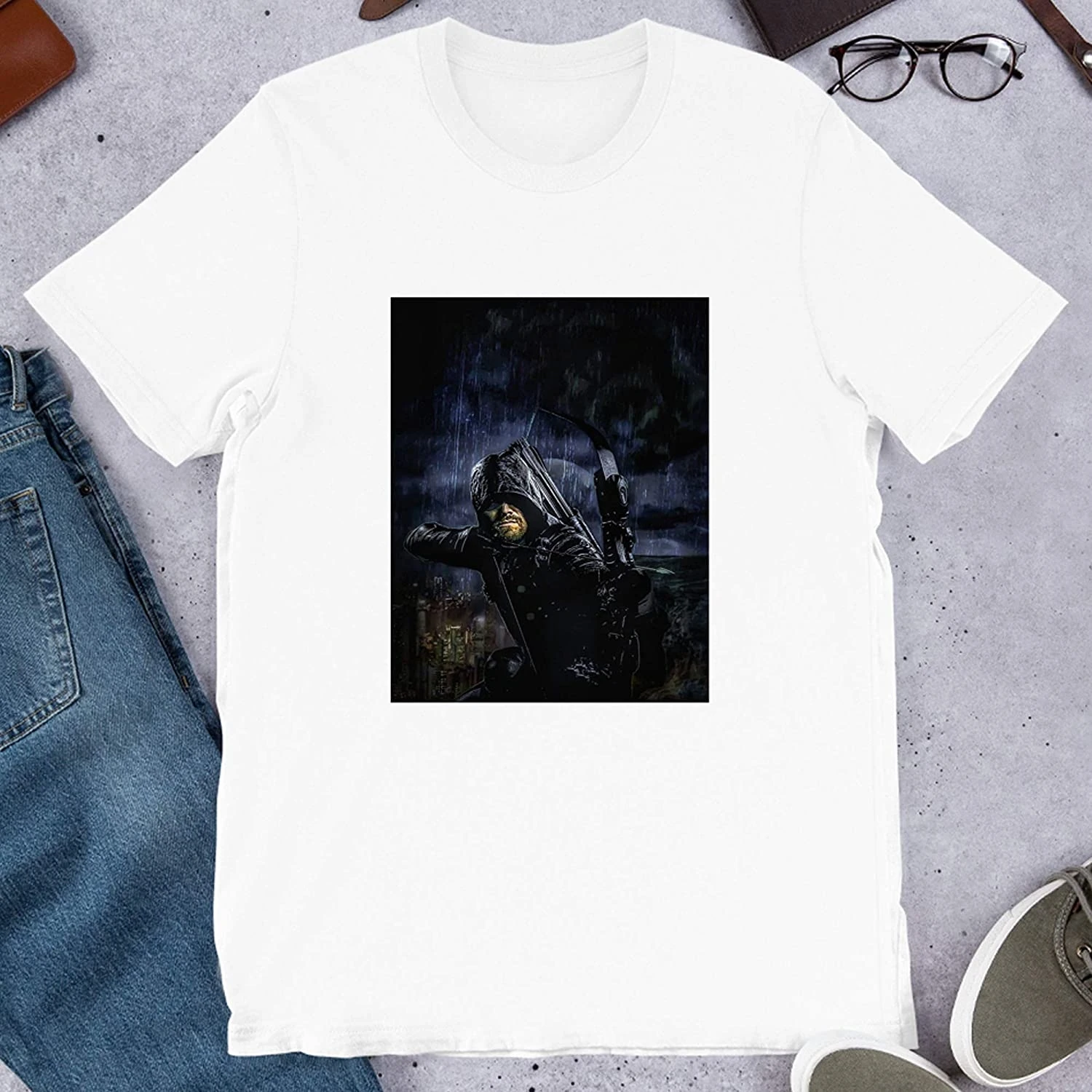 Футболка унисекс для мужчин и женщин игровой портрет в голливудском стиле