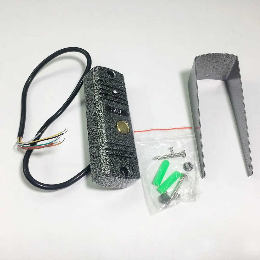 Купить Дверной телефон, металлическая камера для 4-проводного кабеля, проводной видеодомофон, домофон, входная система