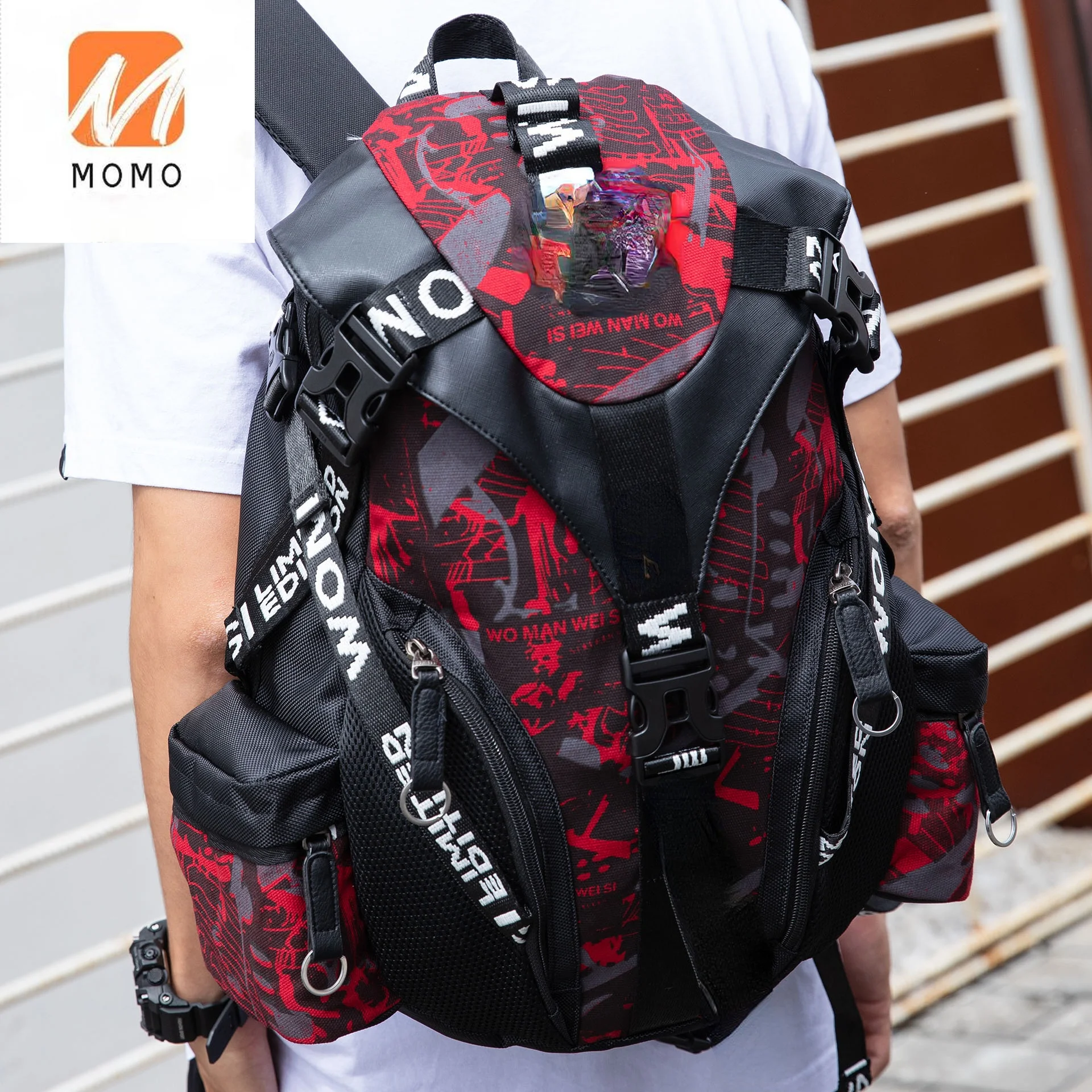 

Helmet Motorcycle Riding Equipment Full Face Helmet Motorcycle Off-Road Backpack Waterproof Retro Personality