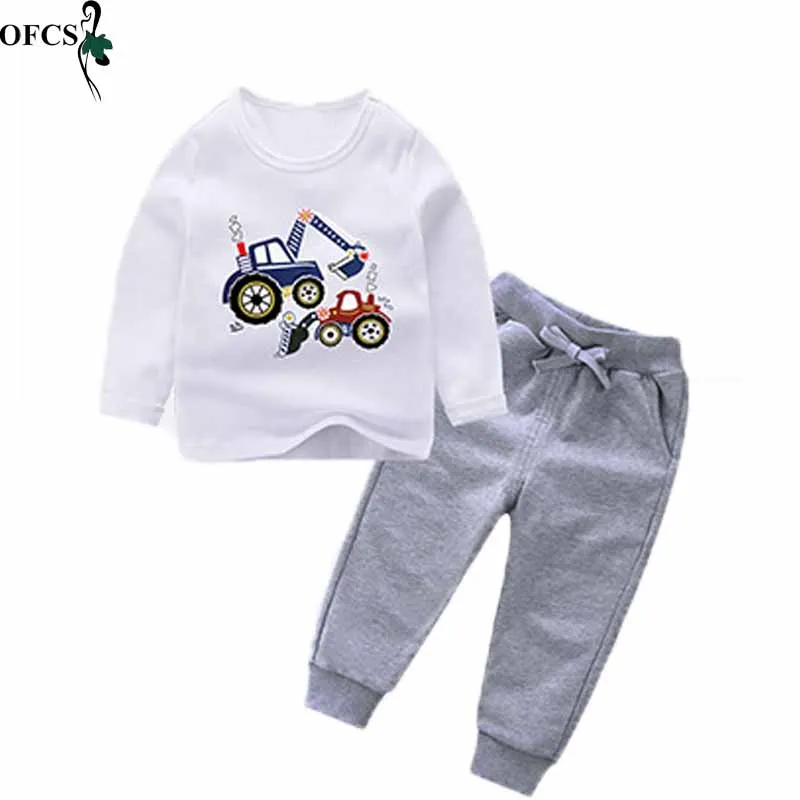 Весенняя одежда для маленьких девочек комплекты одежды с длинным рукавом топы