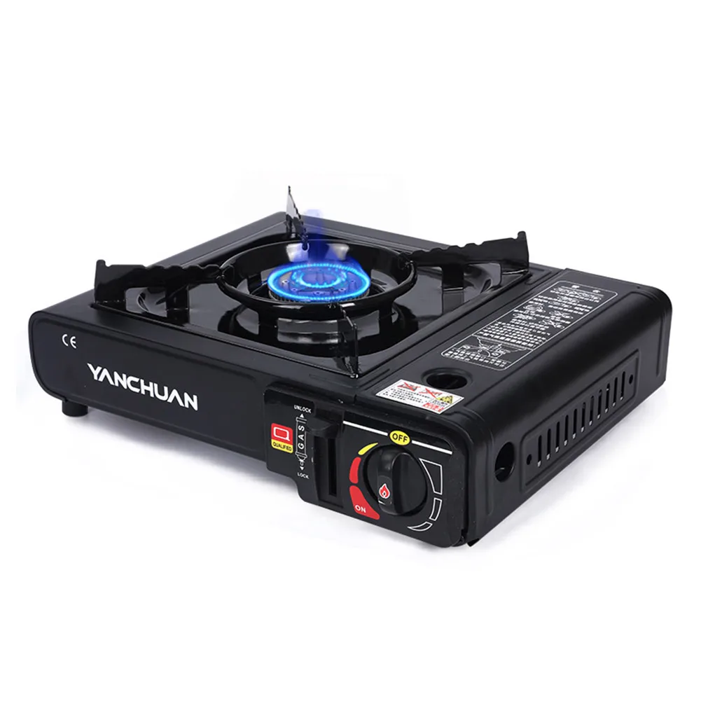 

Outdoor Gas Cooker Piezoelectric Ignition Portable Barbecue Stove Anti-skid Safe Camping Gas Stove Rustproof Portable Gas Cooker
