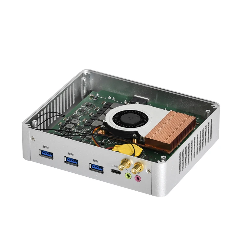 Core i3 6157U охлаждающий вентилятор мини ПК Gigabit Ethernet 4K HTPC тонкий клиент настольный