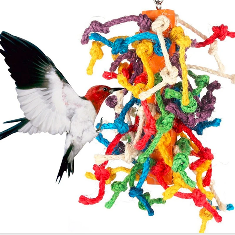 

1 Pcs Bird Bite Hanging Ornaments Bird Cages Accessories Birds Chew Toys Bird Supplies Attachment Training Supplies