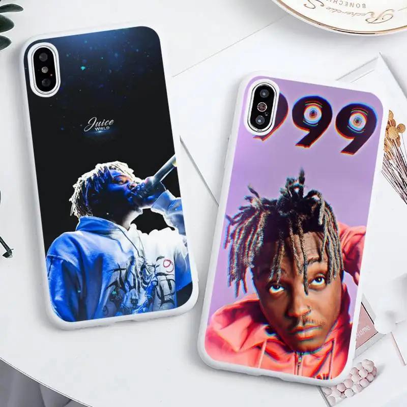 

Juice WRLD Hip Hop 999 Phone Case Candy Color for iPhone 6 6S 7 8 11 12 XS X SE 2020 XR mini pro Plus MAX funda shell