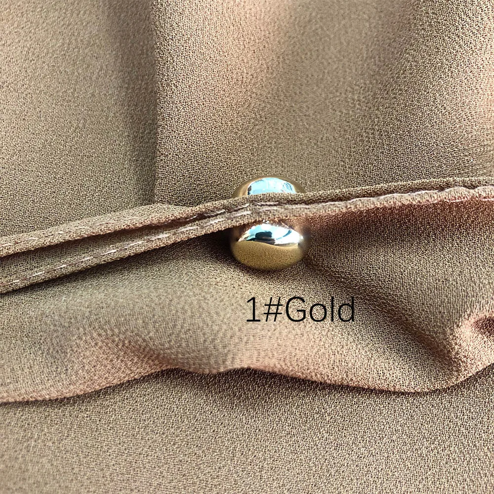 

Strong metal plating magnetic hijab luxury accessory no hole pins brooches Magnet for muslim chiffon scarf