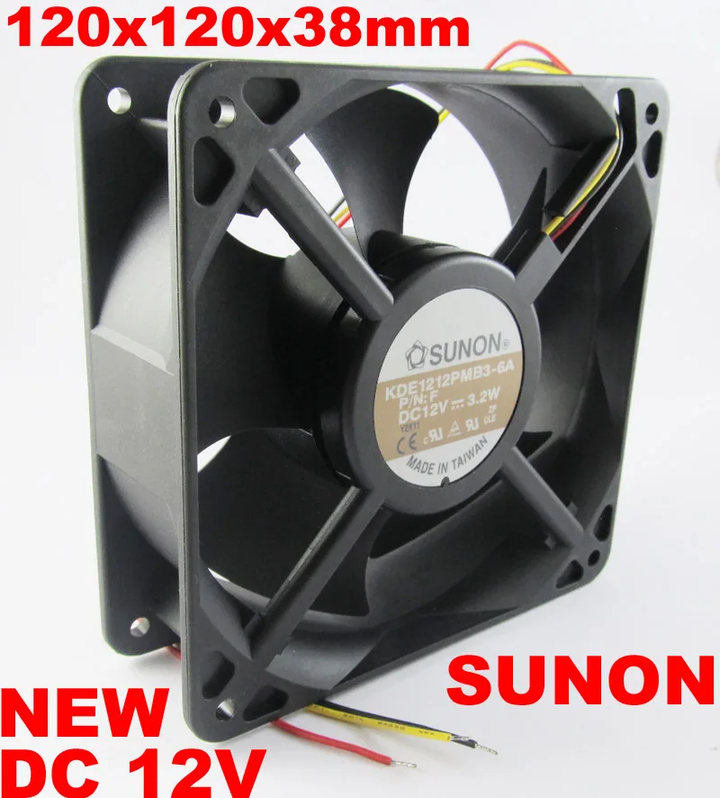 1 шт. двухшариковый подшипник Sunon 120 мм x 38