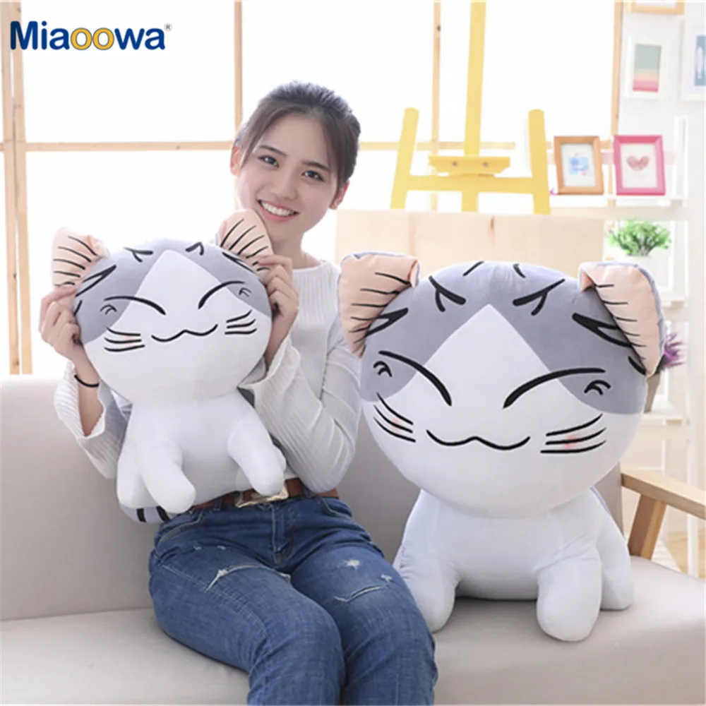 

30-60 см милый сидящий сыр, кошка, плюшевые игрушки, кошка Чи, мягкие куклы с животными, мультяшная подушка, милый подарок для детей, девочек