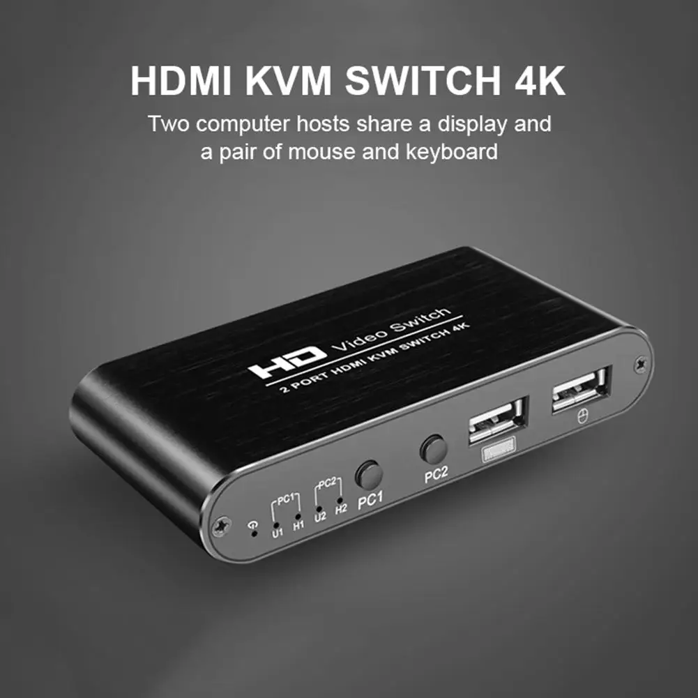 Беспроводной Ultra HD 4K компьютерный коммутатор USB монитор дисплей Sharer Мышь