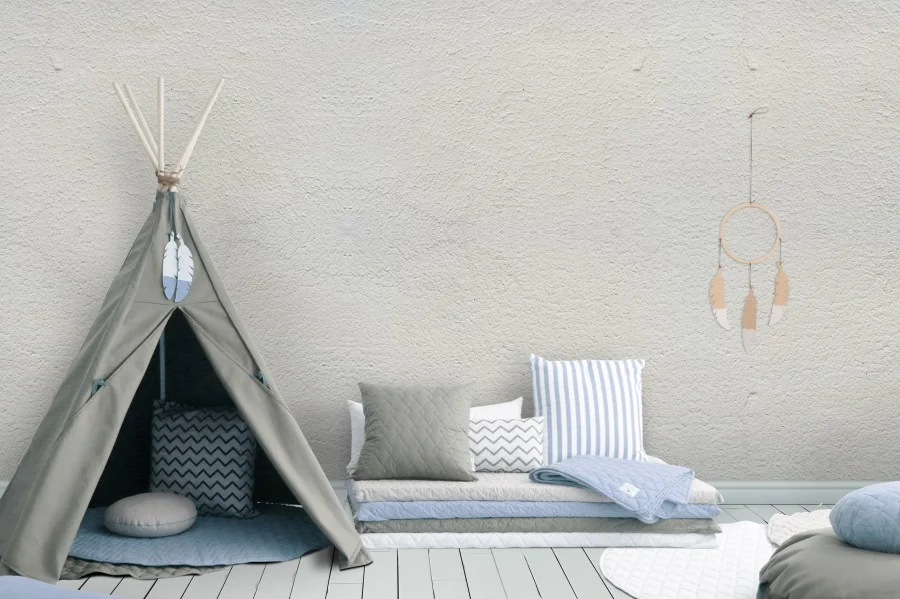 NWH01903 Laeacco серый шик на стену Wigwam Детские игрушки подушка вечерние Портретные комнаты фото фон фотографические фоны для фотостудии - Цвет: NWH01903