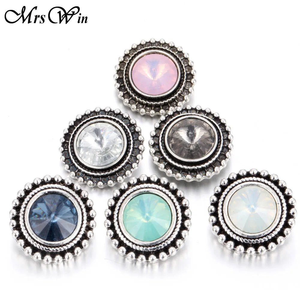 6 шт./лот кнопки для ювелирных изделий камни по месяцу рождения стразы 18 мм