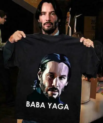 

John Wick Baba Yaga Be Kind To Animals Black T-Shirt Shirts Homme Novelty T Shirt Men