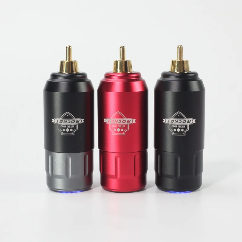 Новый модный беспроводной мини-блок питания Rocket Tattoo с разъемом RCA для