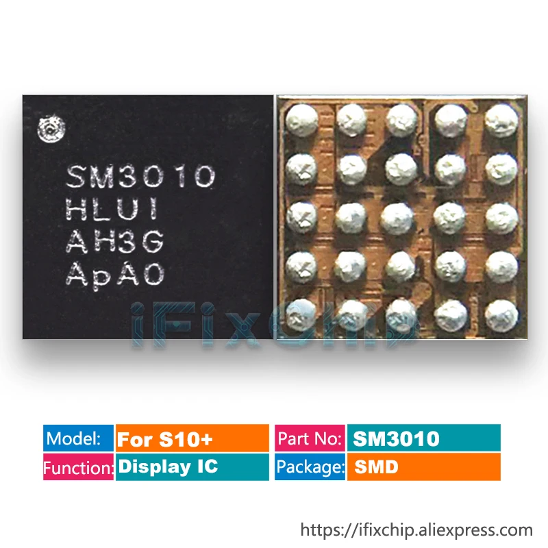 5 шт./лот Новый SM3010 для samsung S10 + A10 A50 A305 Дисплей LCD IC Chip|Интегральные схемы| |