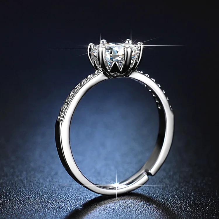 

925 Ring Jewelry for Women Engagement Ring Fine Jewelry Resizable Rings Diamond Rings for Women